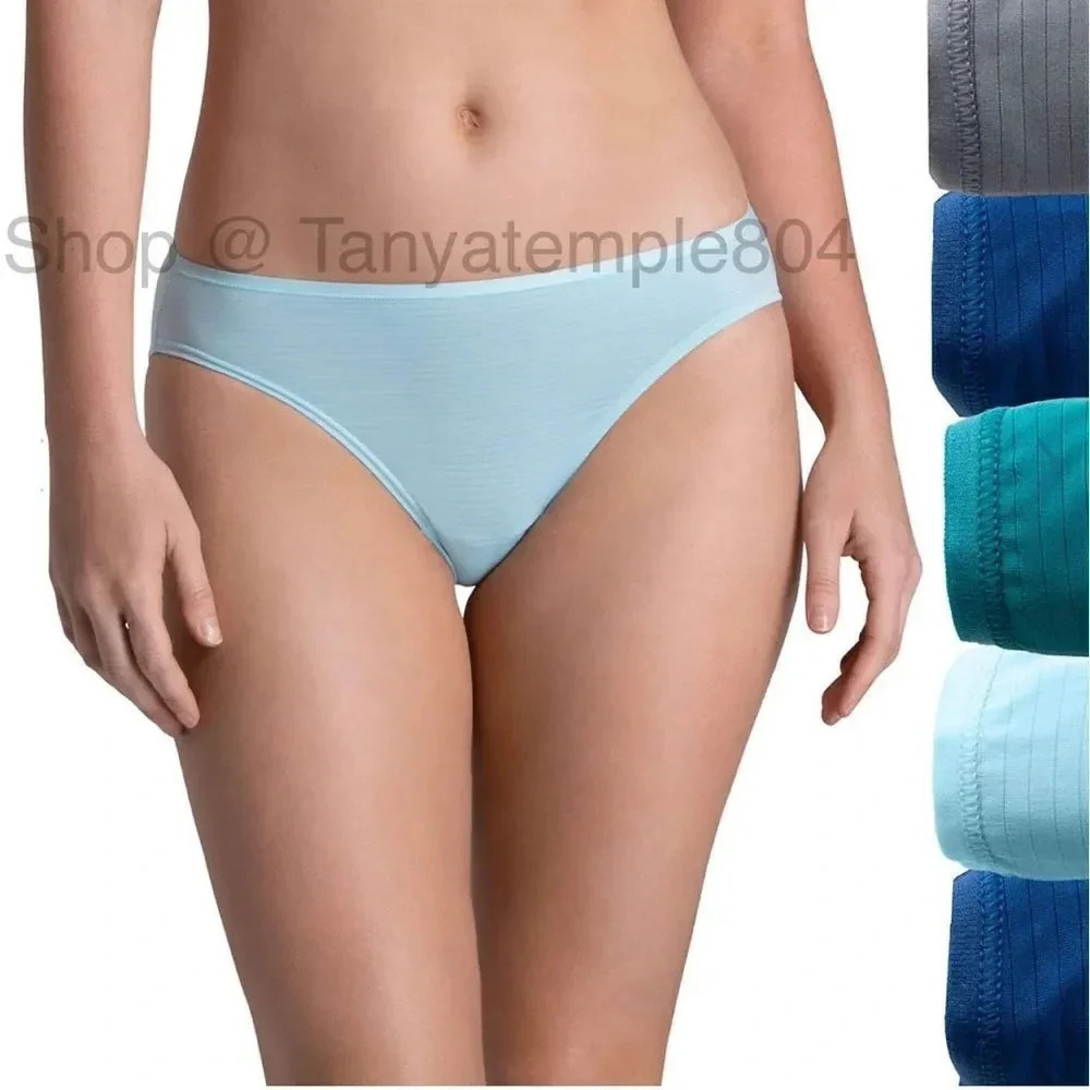 Woman’s Fruit of the Loom 5 pk Bikinis size XL 8